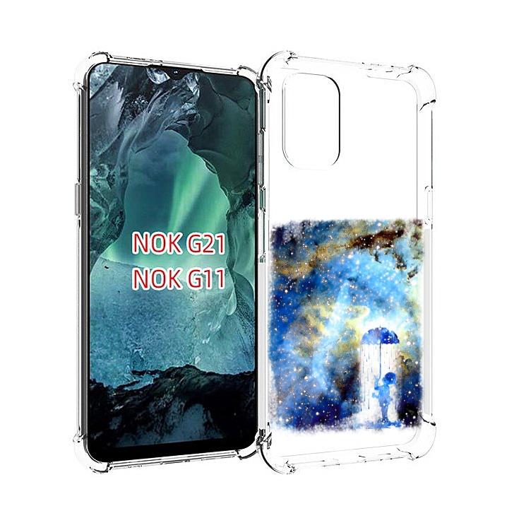 

Чехол Mypads Мальчик В Небе Для Nokia G11/G21, Прозрачный, Tocco