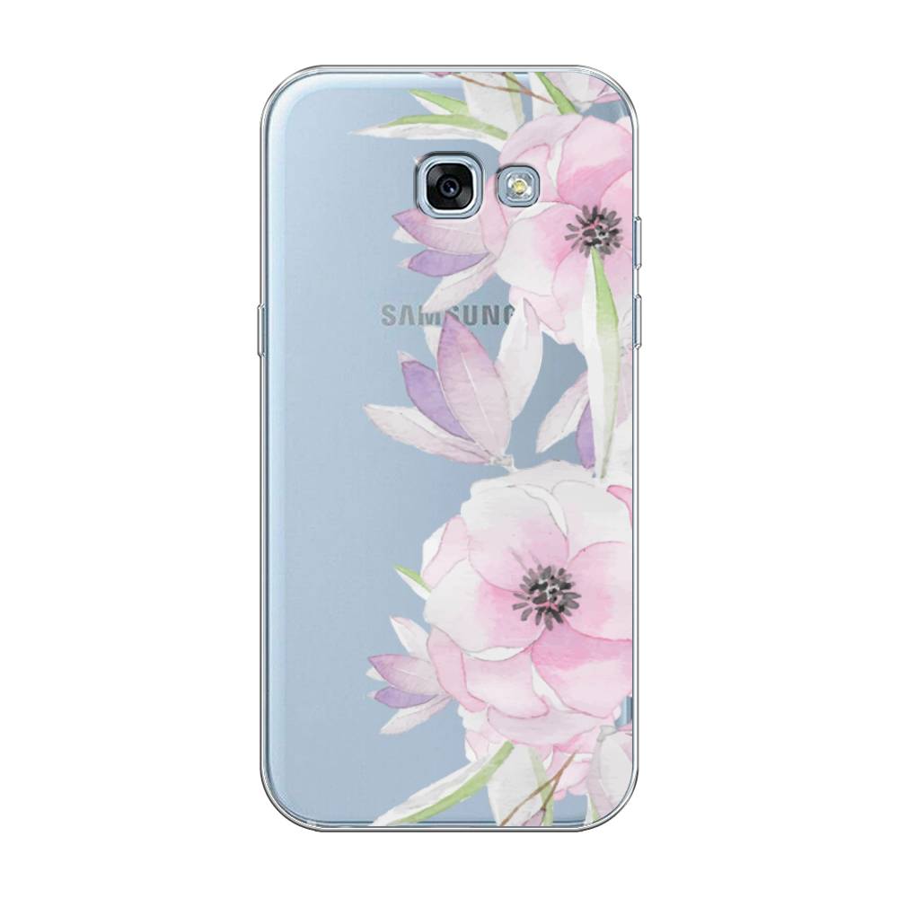 

Чехол Awog на Samsung Galaxy A3 2017 / Самсунг A3 2017 "Нежные анемоны", Розовый;черный;фиолетовый, 20350-8
