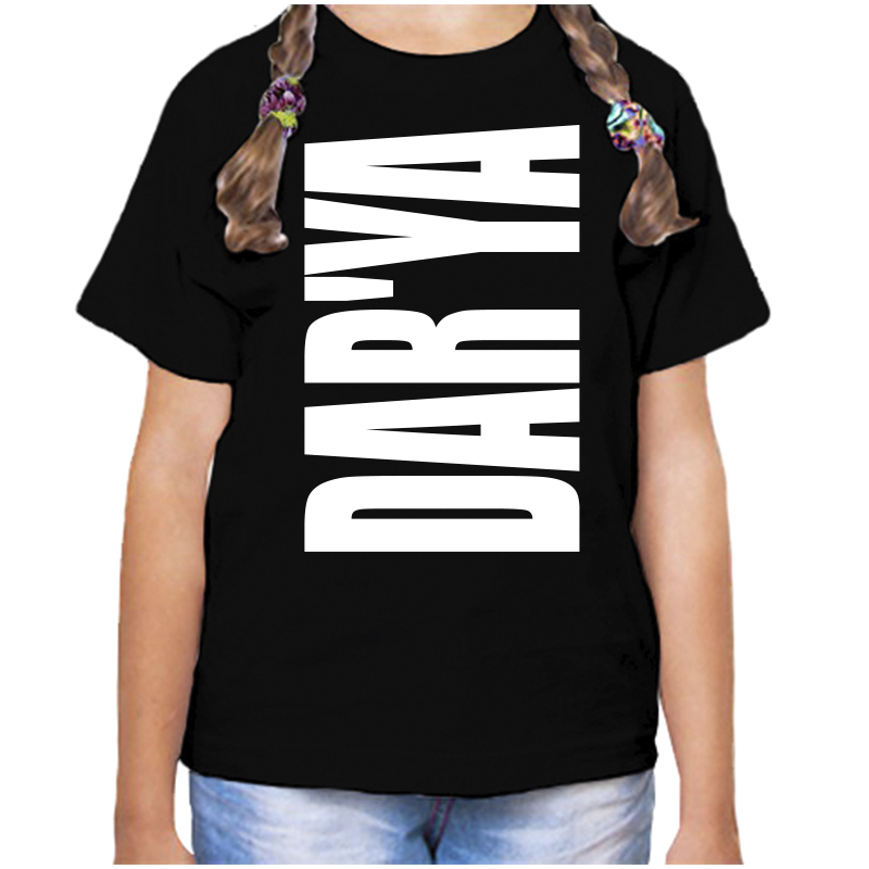 

Футболка девочке черная 28 р-р дарья, Черный, fdd_Darya
