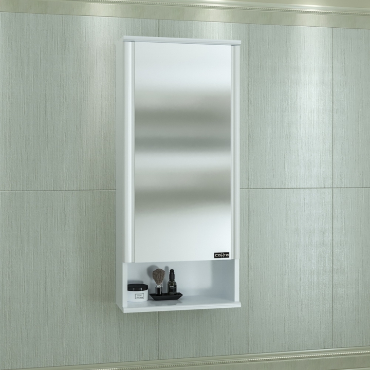 Зеркальный шкаф СанТа Вегас 40 Белый подвесная светодиодная люстра citilux вегас cl227141
