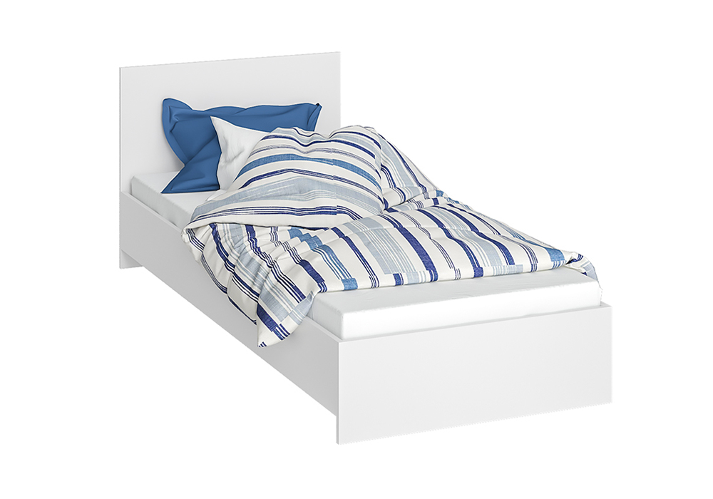 Кровать НОНТОН Ронда 80х200 см белое дерево 7190₽