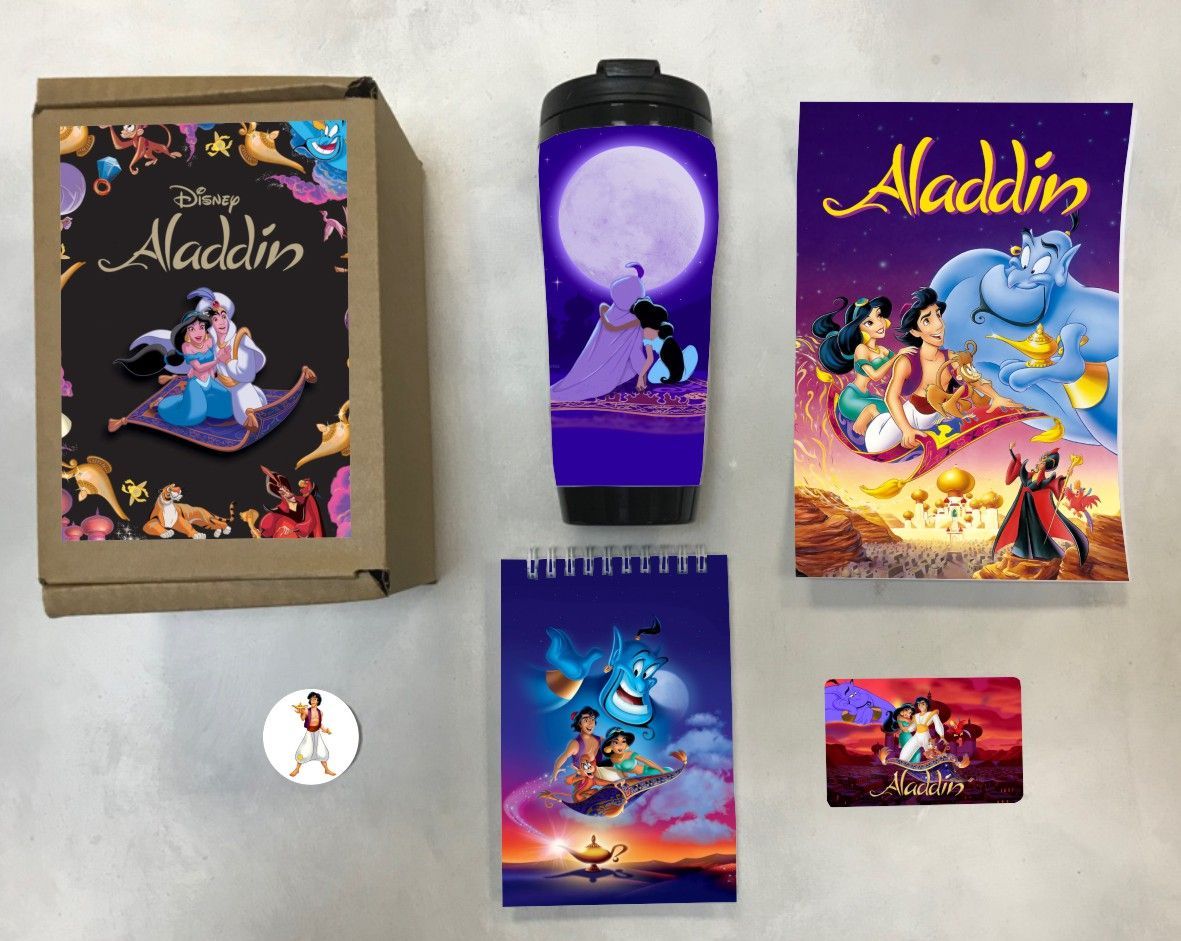 

Бокс с подарком Аладдин, Aladdin № 3, 7-3, 5 предметов, Бежевый, Аладдин, Aladdin № 3