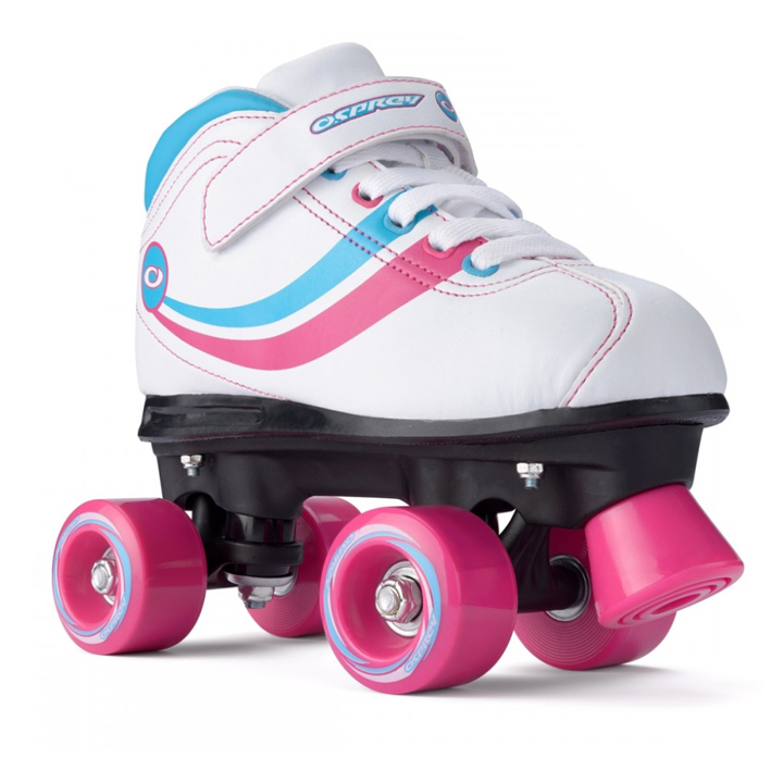 фото Ролики-квады osprey disco skates, 37, белые