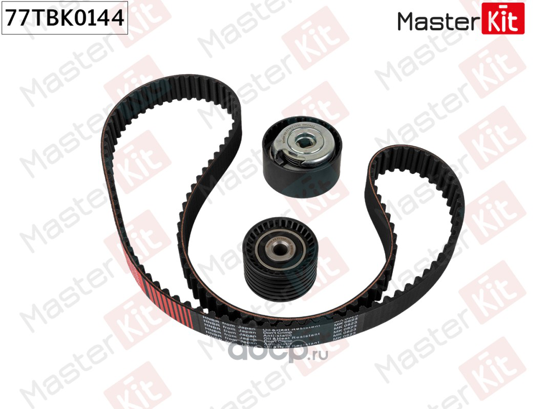 

77TBK0144 Комплект ремня ГРМ Renault CAPTUR (J5_ H5_) 2013 - MASTERKIT 77tbk0144