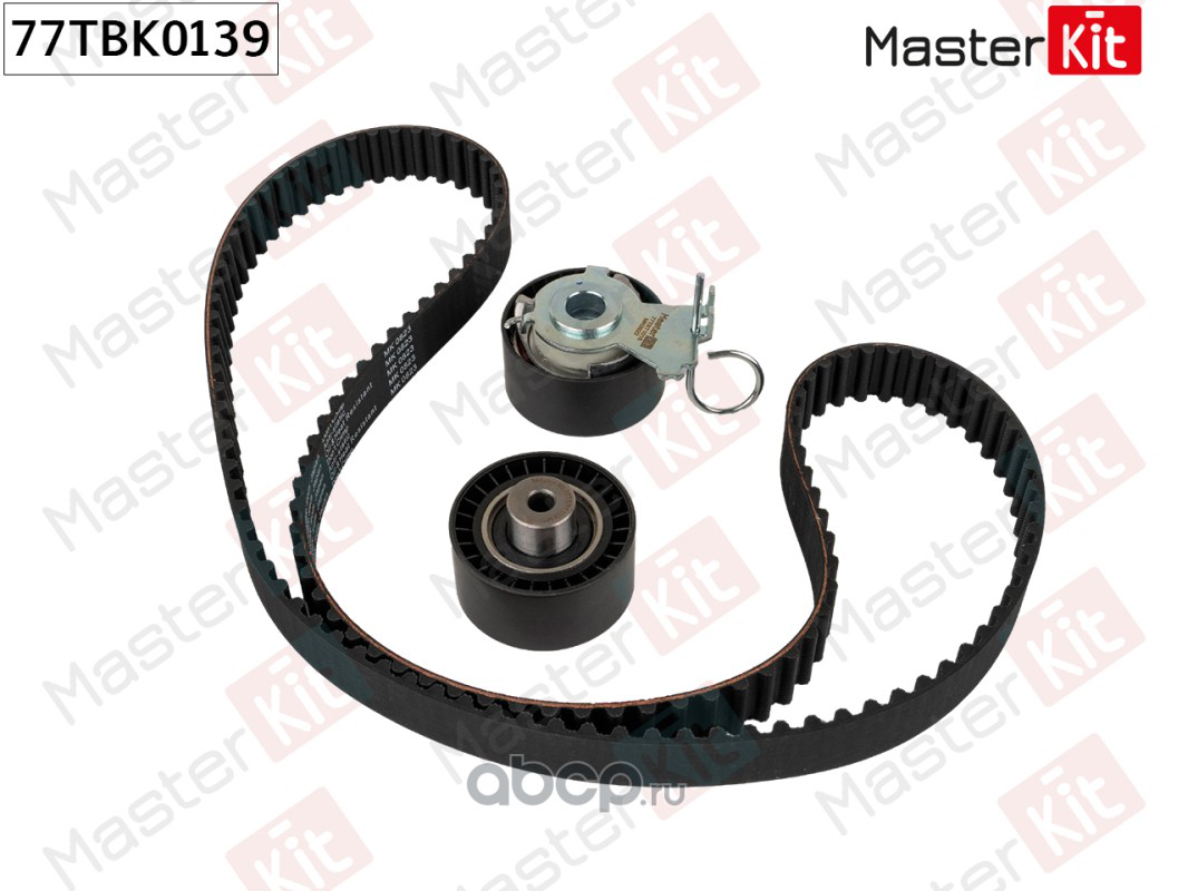 

77TBK0139 Комплект ремня ГРМ Peugeot 207 (WA_ WC_) 2006 - MASTERKIT 77tbk0139