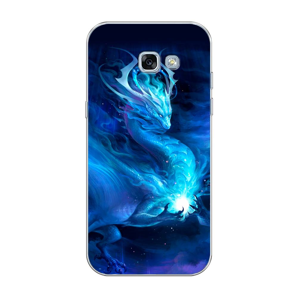 

Чехол Awog на Samsung Galaxy A3 2017 / Самсунг A3 2017 "Лунный дракон", 20350-1
