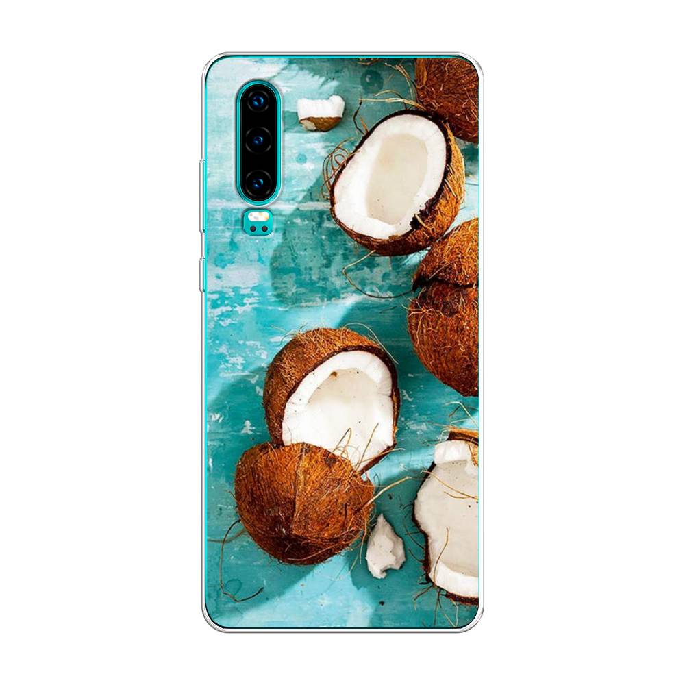 

Чехол Awog на Huawei P30 "Разбитые кокосы", Коричневый, 68550-10