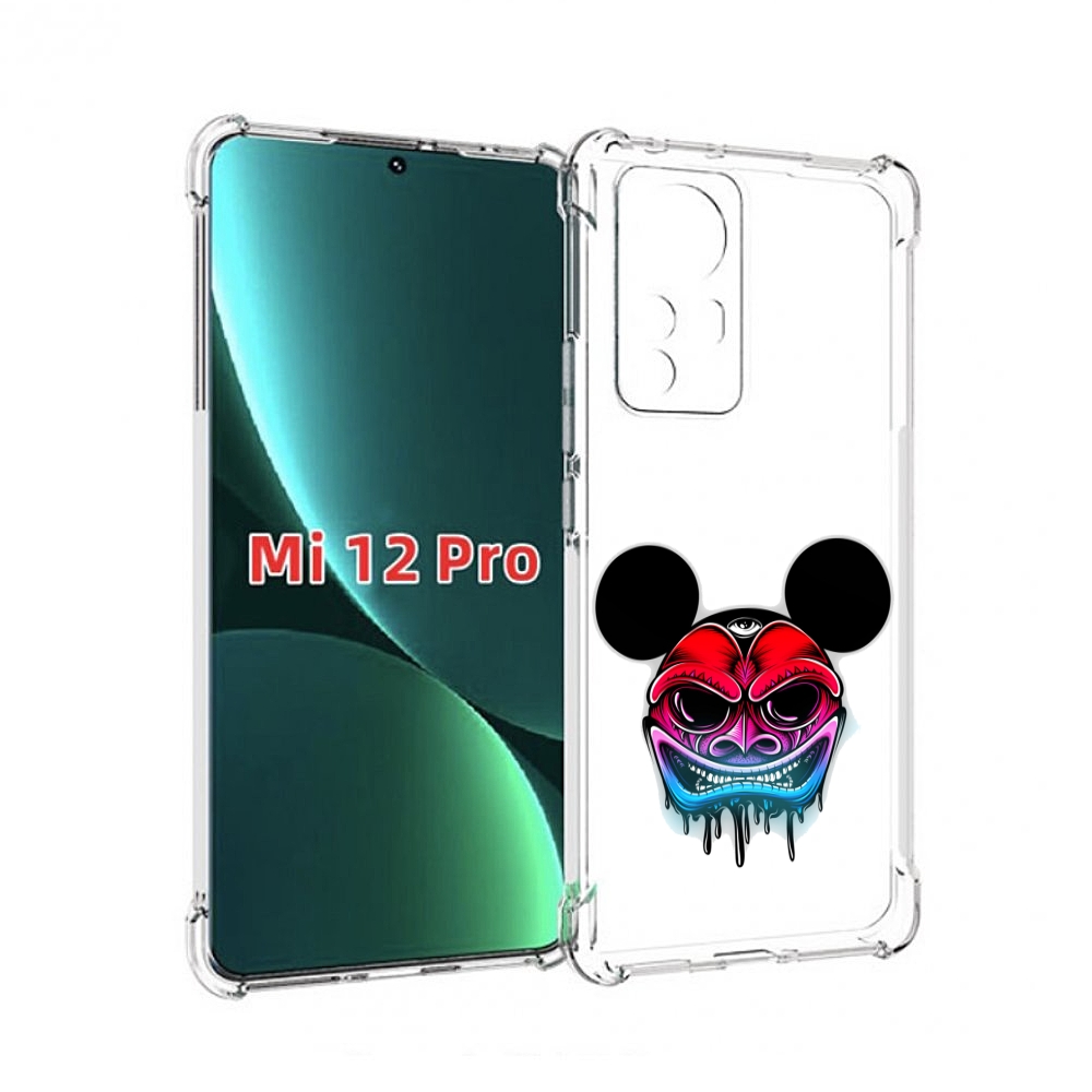 

Чехол MyPads микки в маске для Xiaomi 12S Pro, Прозрачный, Tocco
