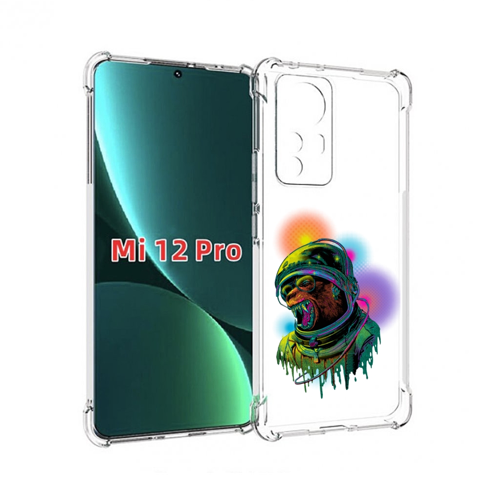 

Чехол MyPads медведь космонавт для Xiaomi 12S Pro, Прозрачный, Tocco