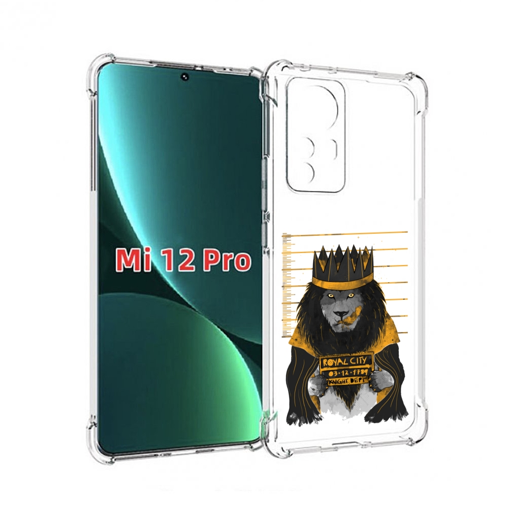 

Чехол MyPads лев в законе для Xiaomi 12S Pro, Прозрачный, Tocco