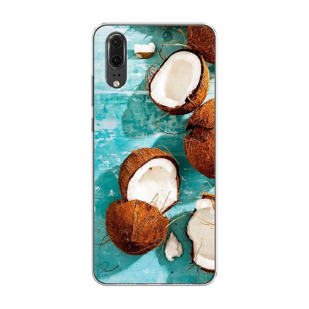 

Чехол Awog на Huawei P20 "Разбитые кокосы", Коричневый, 64350-10