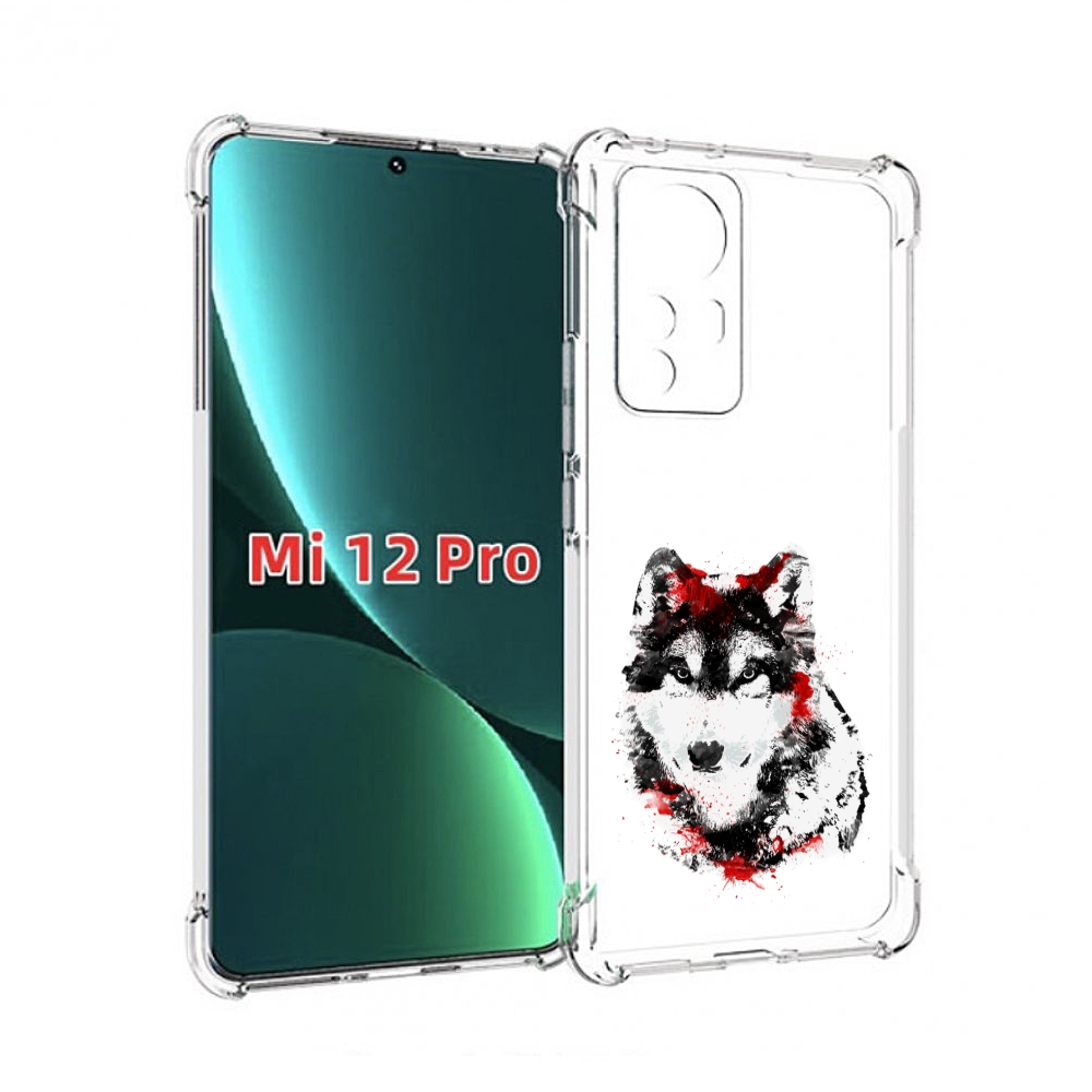 

Чехол MyPads кровавый волк для Xiaomi 12S Pro, Прозрачный, Tocco