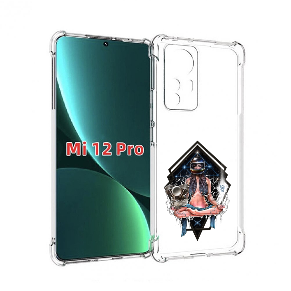 

Чехол MyPads красивая девушка в шлеме для Xiaomi 12S Pro, Прозрачный, Tocco