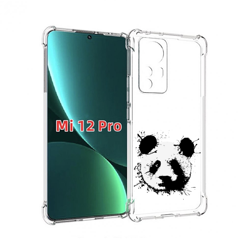 

Чехол MyPads клякса-панда для Xiaomi 12S Pro, Прозрачный, Tocco