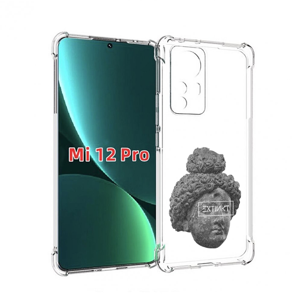 

Чехол MyPads каменное лицо девушки для Xiaomi 12S Pro, Прозрачный, Tocco