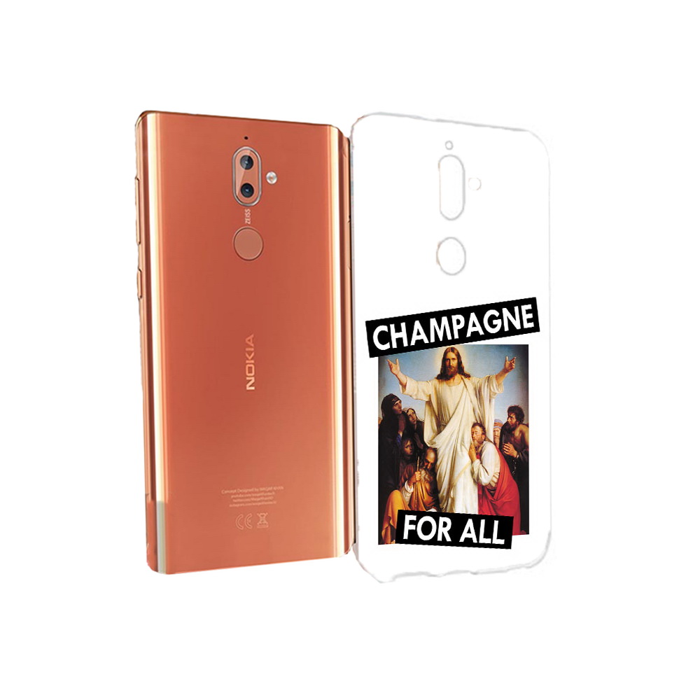 

Чехол MyPads Tocco для Nokia 9 шампанское (PT126479.94.697), Прозрачный, Tocco