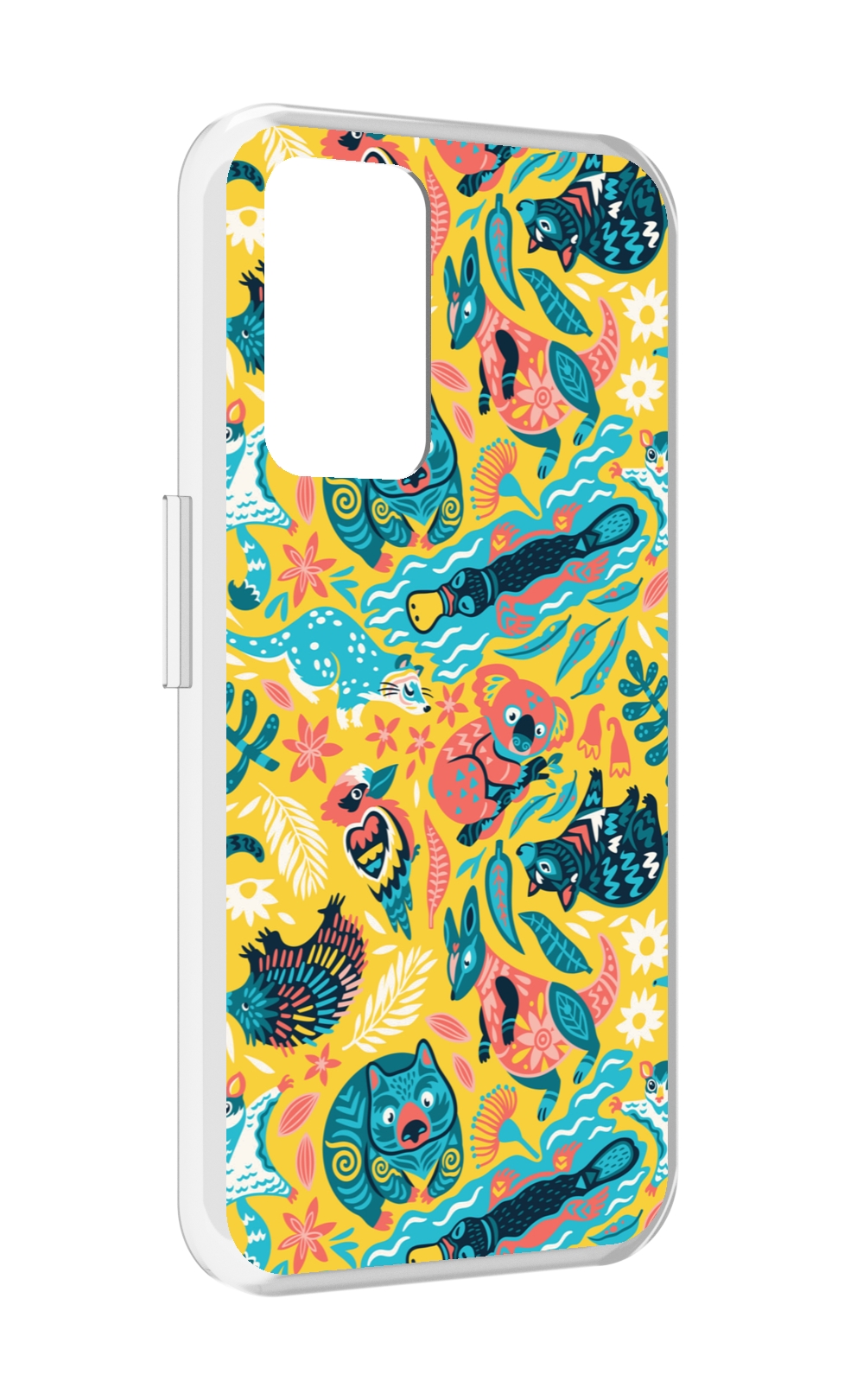 

Чехол MyPads seamless-pattern для Realme GT Neo3T, Прозрачный, Tocco