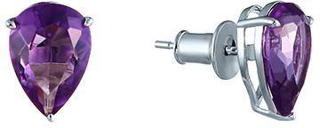 

Серьги-пусеты из серебра Джей Ви SY-356155-E, стекло, SY-356155-E