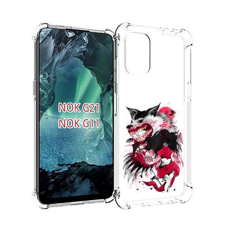 

Чехол Mypads Красная Шапочка Для Nokia G11/G21, Прозрачный, Tocco
