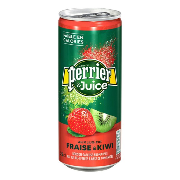 

Напиток Perrier Juice сокосодержащий 250мл газиров. клубника/киви железная банка