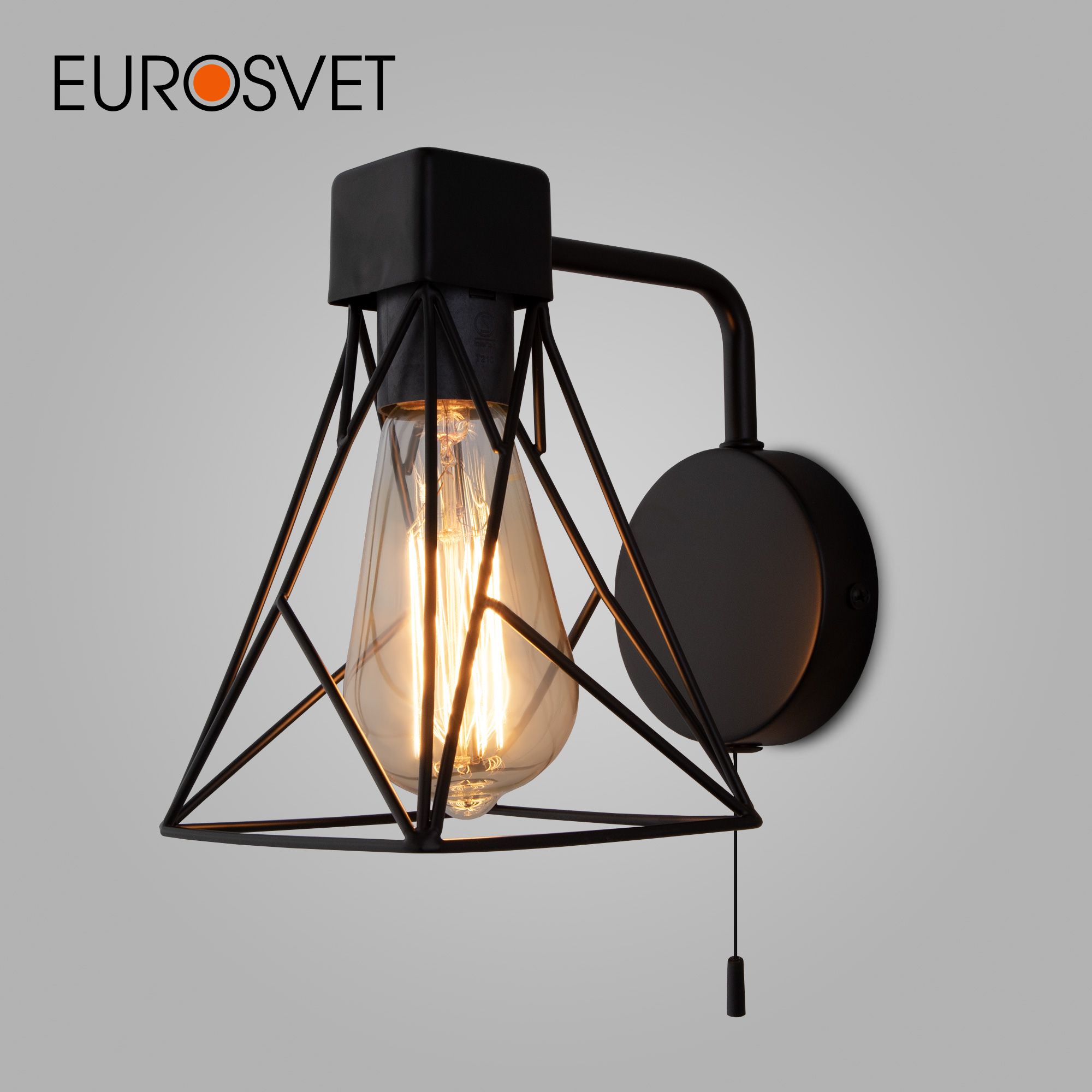 Бра Eurosvet 70107/1 черный