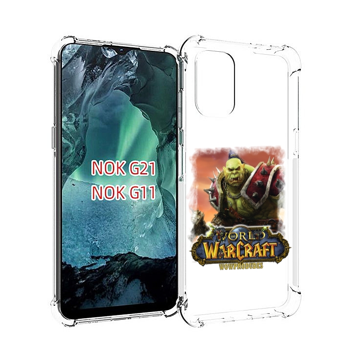 

Чехол Mypads Варкрафт Для Nokia G11/G21, Прозрачный, Tocco