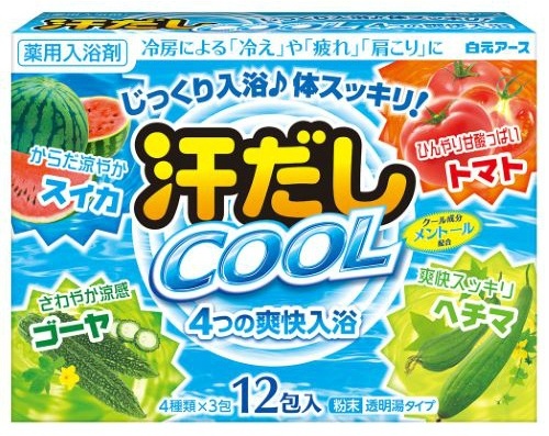 

Освежающая соль для ванны "Asedashi Cool" с экстрактами томата и люффы