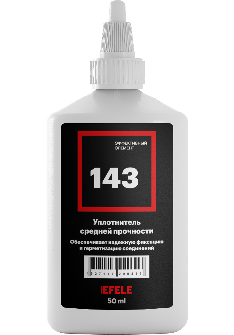 

Жидкий уплотнитель EFELE 143 (50 мл), Красный