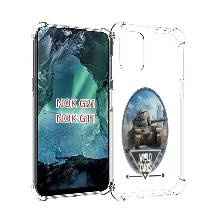 

Чехол Mypads Игра С Танками Для Nokia G11/G21, Прозрачный, Tocco