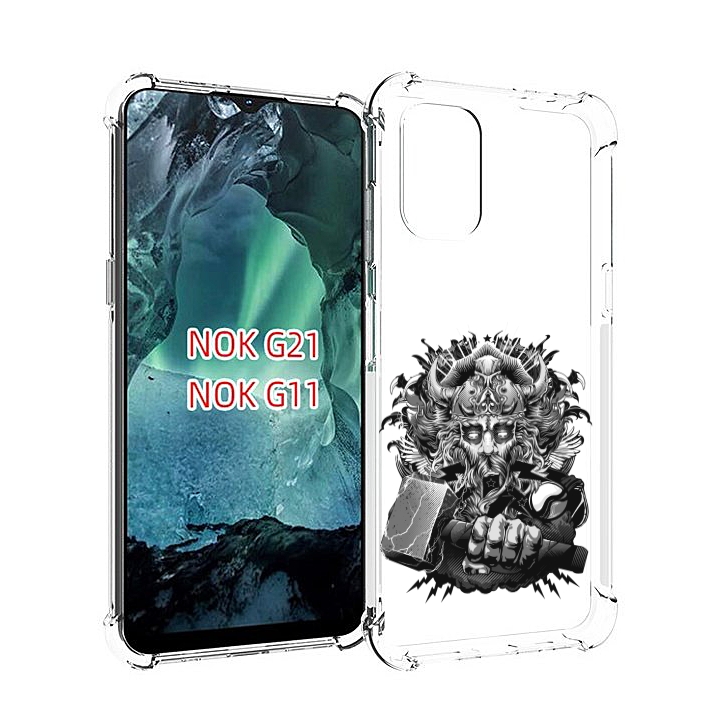 

Чехол Mypads Злой Тор Для Nokia G11/G21, Прозрачный, Tocco