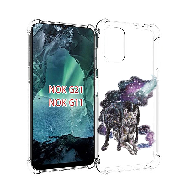 

Чехол Mypads Звездные Волки Для Nokia G11/G21, Прозрачный, Tocco