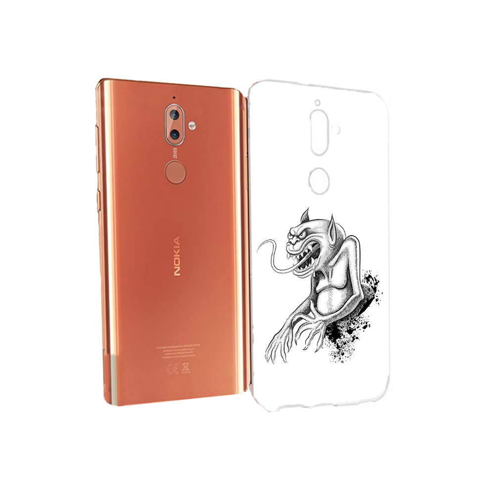 

Чехол MyPads Tocco для Nokia 9 чорт (PT126479.94.692), Прозрачный, Tocco