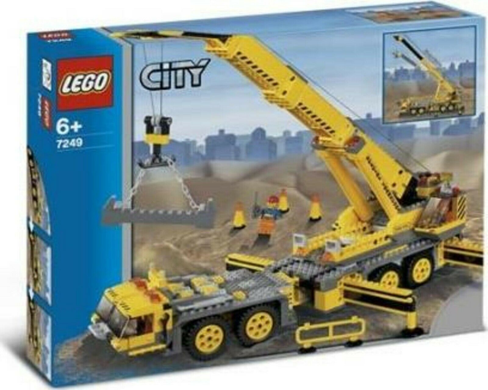 фото Конструктор lego city 7249 передвижной кран 7249