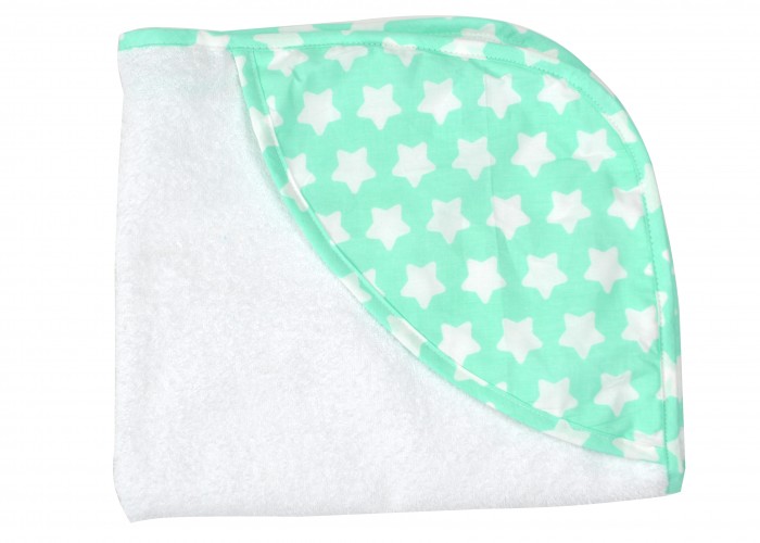 Полотенце с капюшоном Little Stars Mint Forest kids 286858-3 полотенце forest kids little dots biege с капюшоном 286864 1