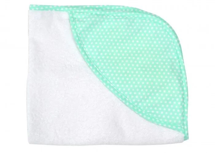 Полотенце с капюшоном Little Dots Mint Forest kids 286864-3 полотенце forest kids little dots biege с капюшоном 286864 1