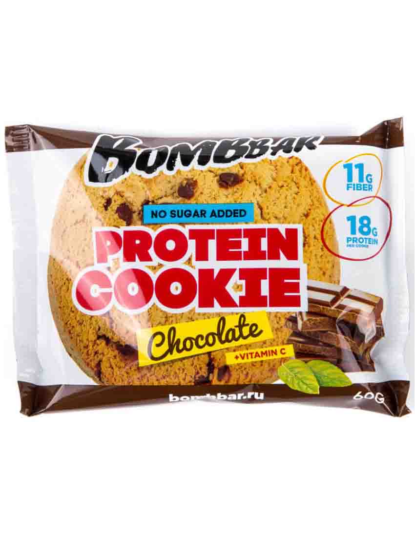 

BOMBBAR Протеиновые батончики BOMBBAR Печенье неглазированное "Bombbar" 60 гр. шоколад