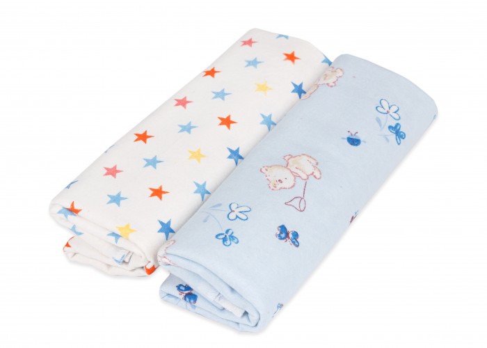 

Пеленка Forest kids 3205 цв. голубой 2 шт.