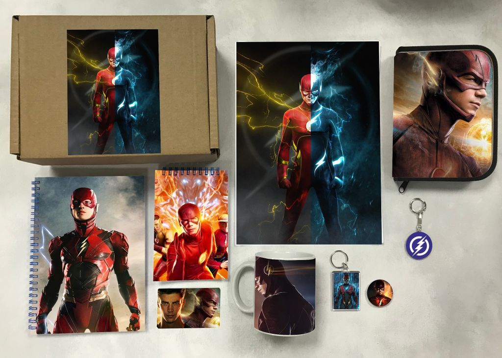 

Бокс с подарком Флэш, The Flash - 1, 53734554-1, 9 предметов