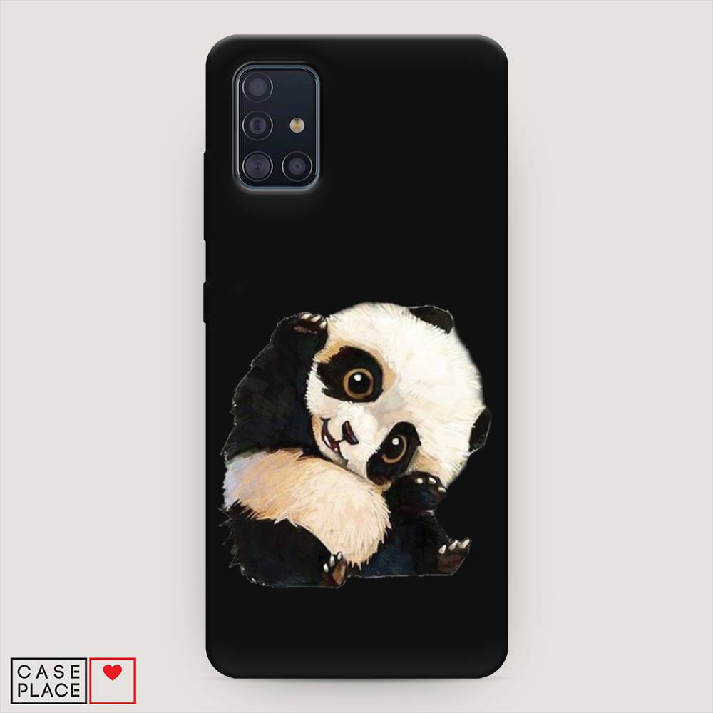 

Матовый силиконовый чехол "Большеглазая панда" на Samsung Galaxy A51, Большеглазая панда