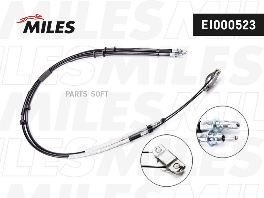 

Трос Стояночного Тормоза (1490/1478мм) Opel Corsa D Ei000523 Miles арт. EI000523