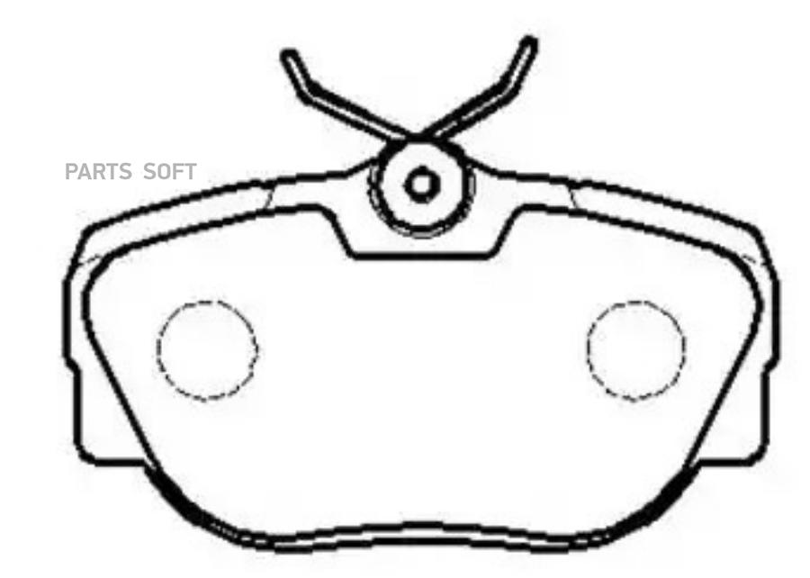 

Тормозные колодки HSB hp9370