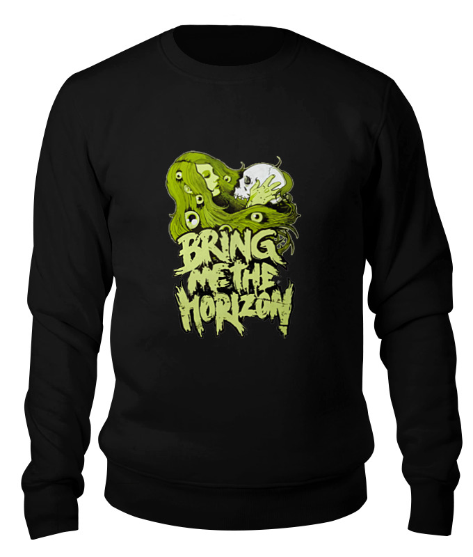 

Свитшот унисекс Printio Bring me the horizon черный XS, Bring me the horizon