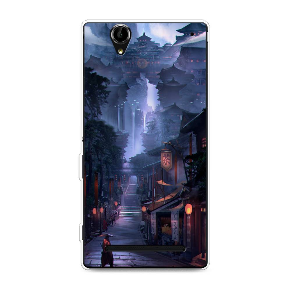 

Чехол Awog на Sony Xperia T2 Ultra "Одинокий самурай", Разноцветный, 50950-10