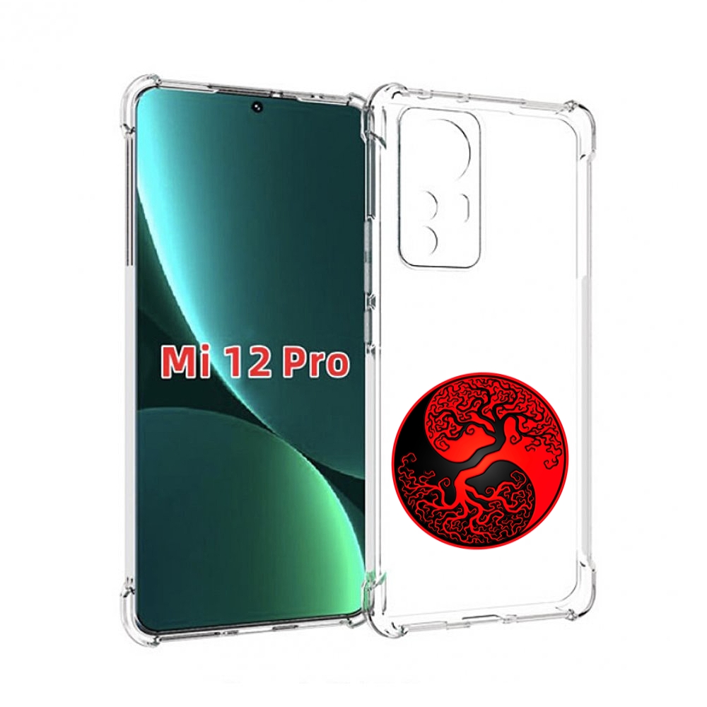 

Чехол MyPads инь янь дерево для Xiaomi 12S Pro, Прозрачный, Tocco