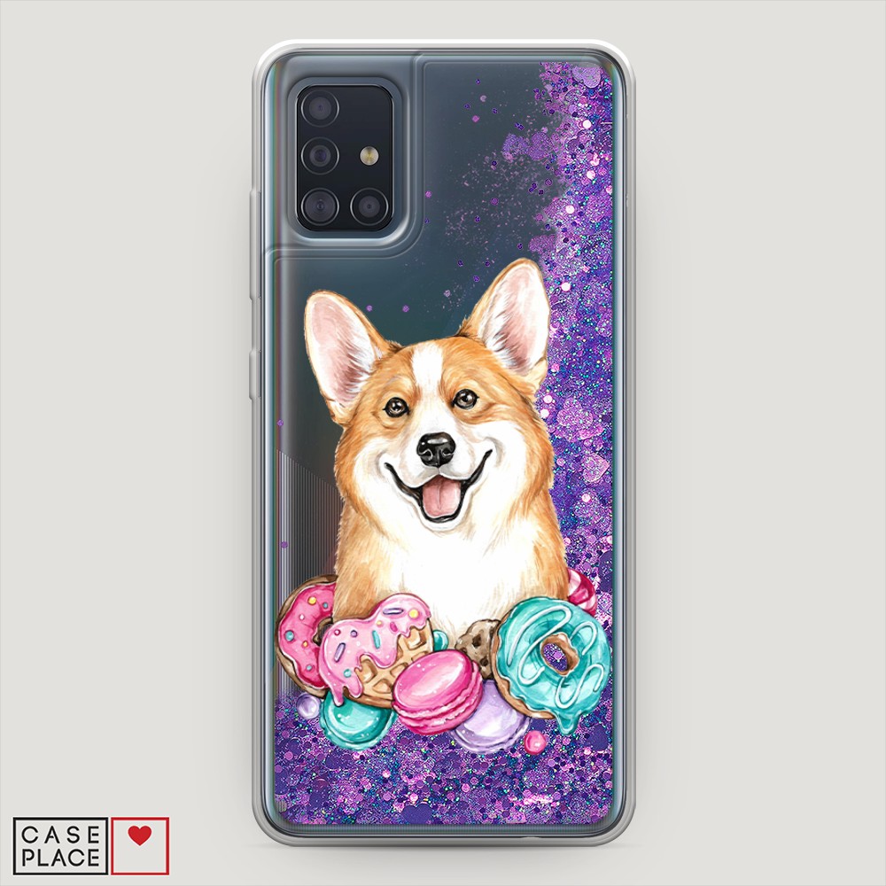 

Чехол Awog на Samsung Galaxy A51 "Корги и сладости", Разноцветный, 28992-1