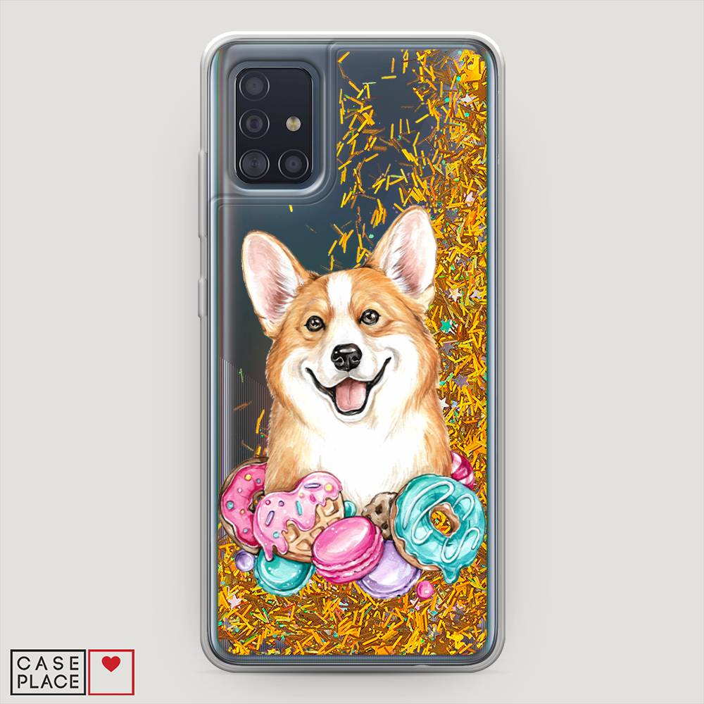 

Чехол Awog на Samsung Galaxy A51 "Корги и сладости", Разноцветный, 28990-1