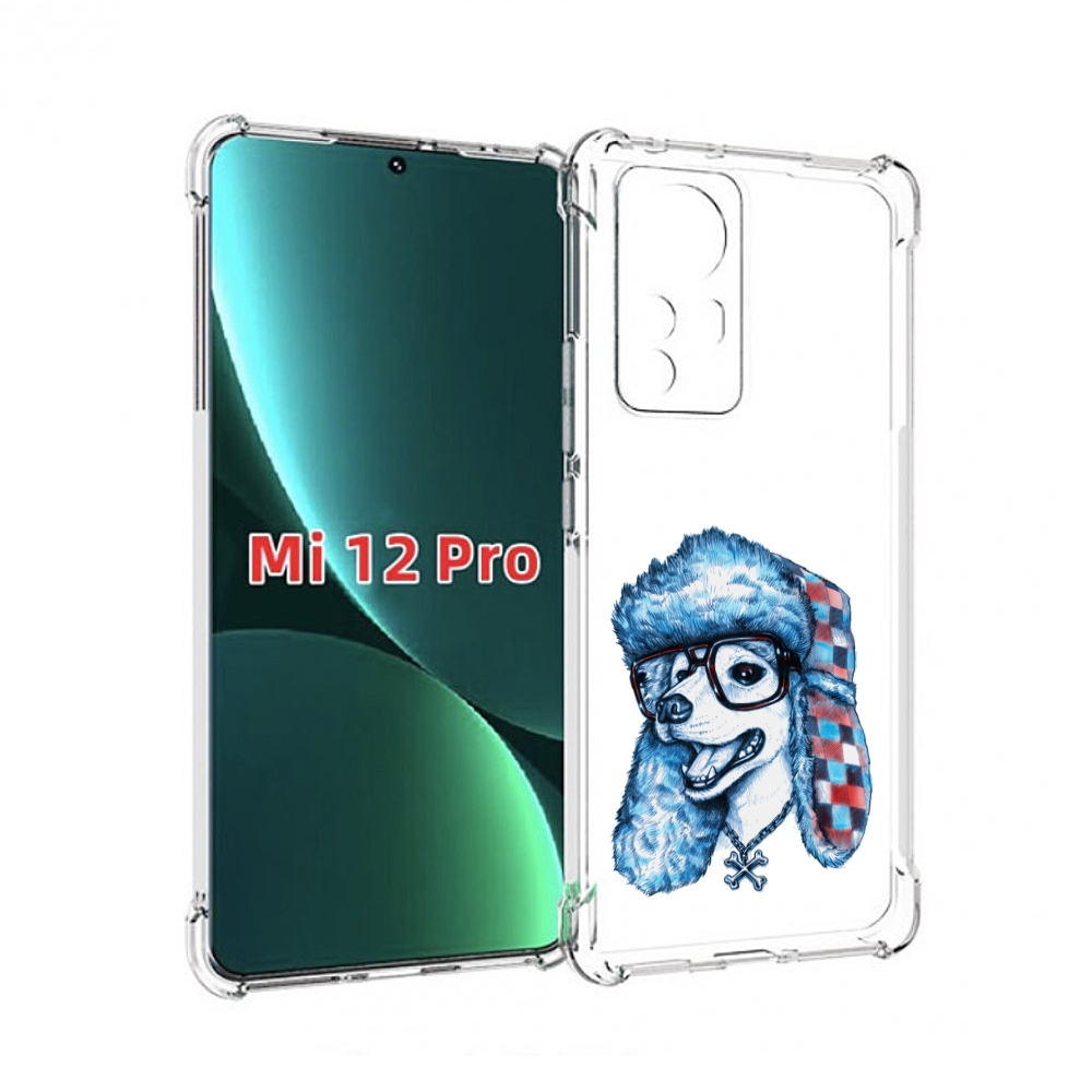 

Чехол MyPads зимний пес для Xiaomi 12S Pro, Прозрачный, Tocco