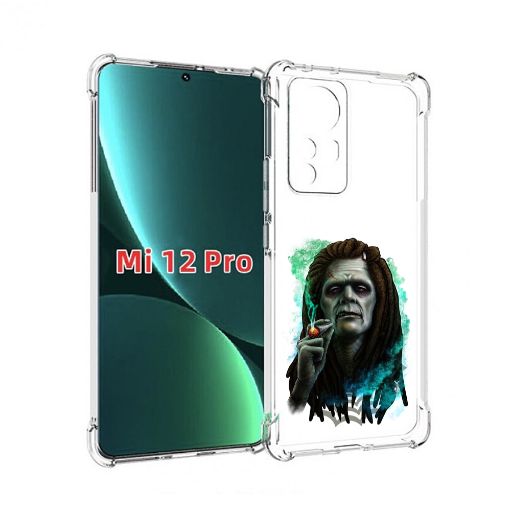 

Чехол MyPads зеленый мужчина с сигаретой для Xiaomi 12S Pro, Прозрачный, Tocco