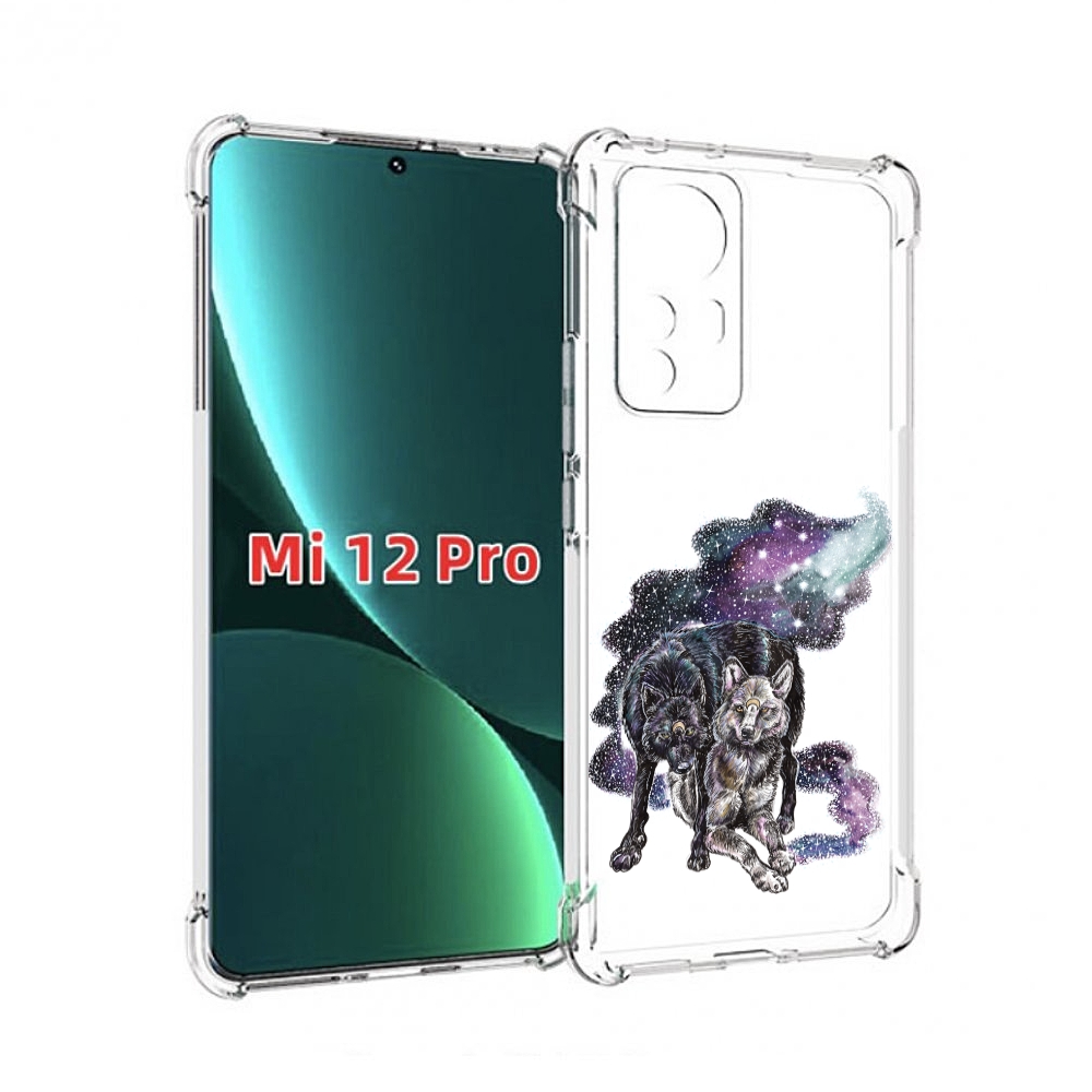 

Чехол MyPads звездные волки для Xiaomi 12S Pro, Прозрачный, Tocco