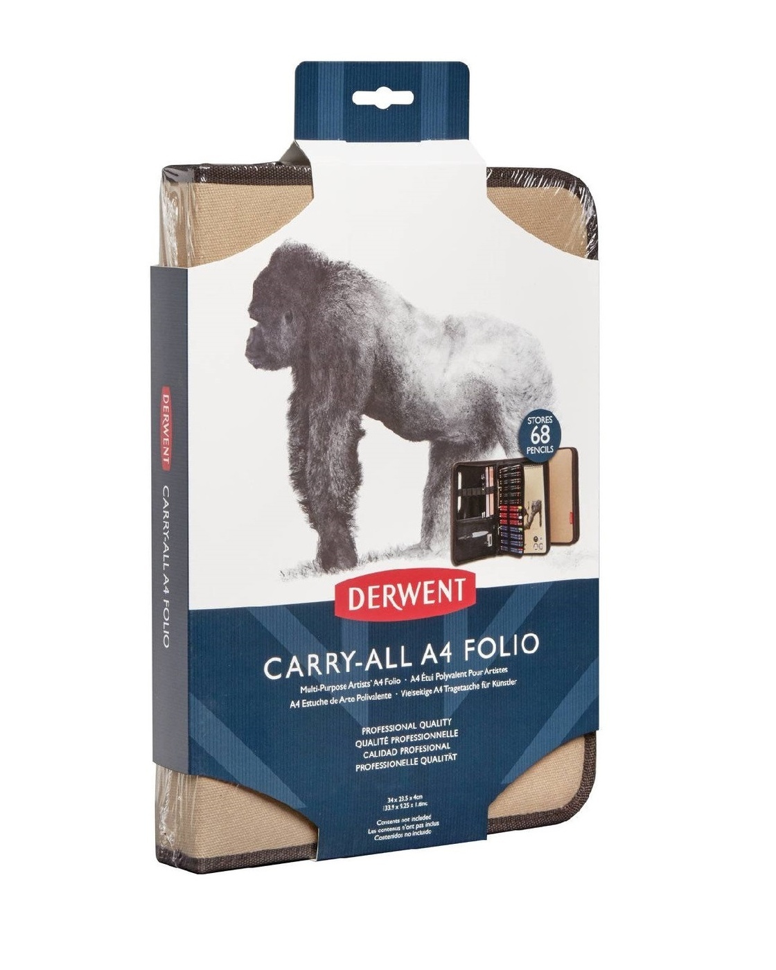 фото Сумка для графических материалов derwent carry-all a4 folio бежевая